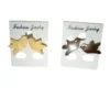 Natural Hand Made Bird Shaped Coconut Shell Earrings - Image 2