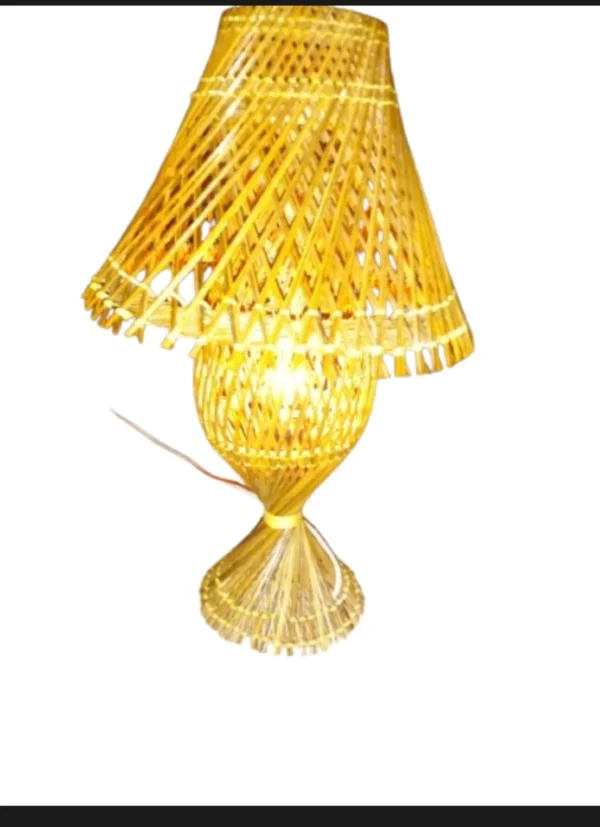 Coconut flakes Natural Lamp, Bedside Lamp, Desk Lamp Bedroom Decoration Table Lamp - Image 2