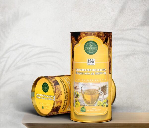 Mullein Leaf Tea Bags Ranwara Lungs Cleanse and Respiratory Support, Herbal Teas, Caffeine Free - 25 Tea Bags