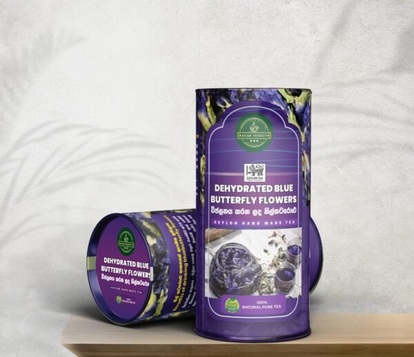 Butterfly Pea Flower Tea Bags, 25 Teabags - Premium Dried Butterfly Pea, Cultivated from Sri Lanka - Non-GMO - Caffeine-free - Rich In Antioxidants