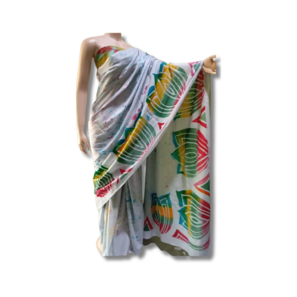 Bathik Saree - Colors Not Change