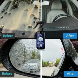 100ml-Universal Glass Anti-rain for Cars Water Repellent Fortify Hydrophobic Coating Car Windshield Rearview Mirror Glass Enhanced Visibility Spray Rainproof Agent for Car Care Protective Coating - Image 3