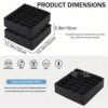 1 Pack 24-Cell Foldable Closet Organizer, Versatile Underwear Storage Box, Foldable, Moisture &, Ideal For Organizing Underwear, Handkerchiefs, Ties, Belts, Socks And Clothes At Home, Ideal As a New Year Gift - Image 4