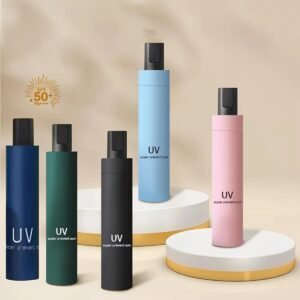 A Large, Foldable Manual Umbrella for Sun Protection And Rain, Suitable for Both Men And Women, Perfect for Students with a Simple, Nature-Inspired Design. - Image 2