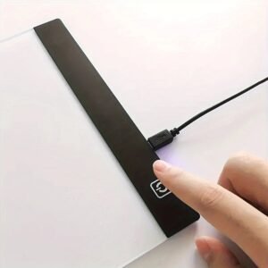 1pc Ultra-Thin Adjustable LED Light Box, A4 Size, USB Interface, Trace Light Pad for Tattoo Drawing, Sketching, Animation, and Stenciling - Portable Acrylic Lightbox for Artists and Designers - Image 5