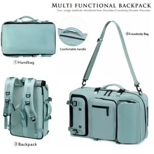 Large-Capacity Backpack for Men & Women - Durable Hiking & Camping Bag with Shoe Compartment, USB Charging Port, and Multiple Pockets - Ideal for Business and Personal Gifts, Camping Backpack - Image 6