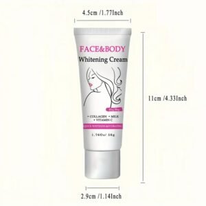 Face And Body Brightening Cream - Tone up Cream, Face & Body Makeup, Suitable for Face, Neck, Armpits, Joints And Other Parts, Mild Texture, Brightening And Moisturizing at The Same Time, Suitable for Men And Women, 50G/1.76Oz - Image 3