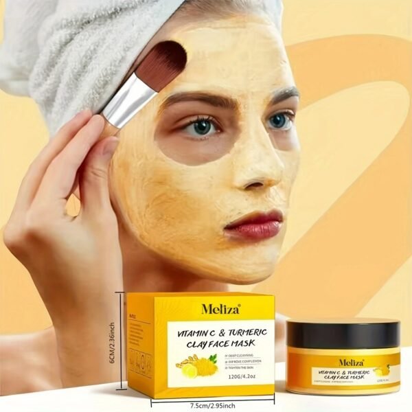 120g turmeric Vitamin C Cleansing Mask Turmeric Mud Mask Deep Cleansing Mask Vitamin C Mask New Year's Valentine's Day gift