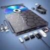 External CD/DVD Drive for Laptop, DVD Player for Laptop, 8in 1 USB 3.0 Ultra-Slim Portable,DVD/ CD Burner External Disk Drive Optical Compatible with Laptop Desktop Mac,Windows 11/10/8/7 Linux,Player And Burner CD/VCD/DVD - Image 2