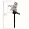 1pc Solar-Powered LED Owl Garden Stake Light - Realistic Outdoor Landscape Lighting with Automatic Switch, Warm Yellow Glow for Villas, Gardens, Parks, and Pathways, Ambient Lighting | Spooky Landscape Decor | Acrylic Owl Stake Light, Owl Garden Decor - Image 4
