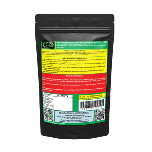 Cropceylon Curry Leaves Powder - Image 2