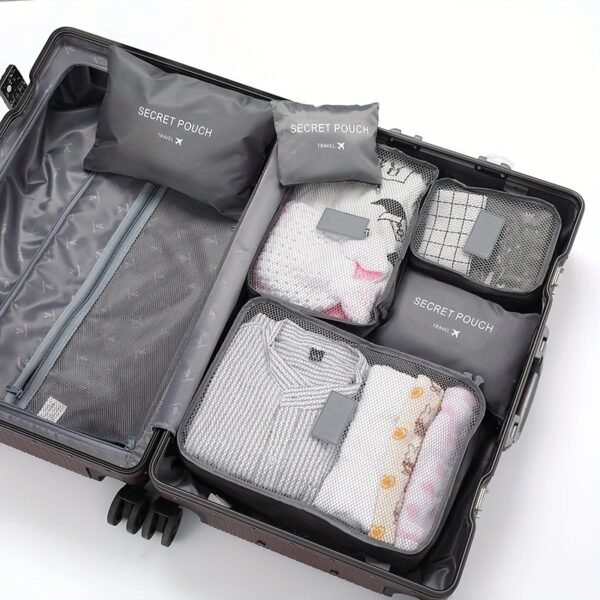 Travel Storage Set of 6 - Versatile Organizer for Cosmetics, Clothes, Toiletries & More - Image 8