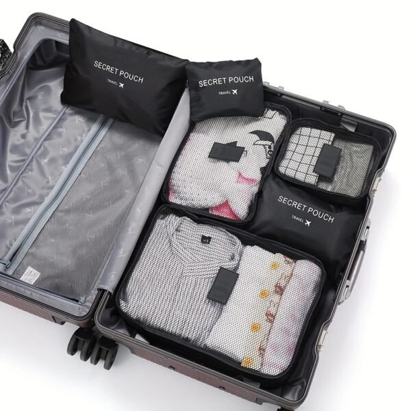 Travel Storage Set of 6 - Versatile Organizer for Cosmetics, Clothes, Toiletries & More - Image 9