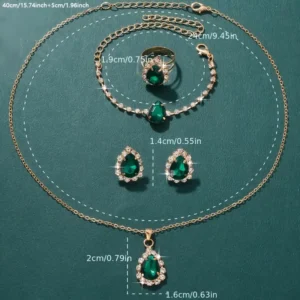 Elegant and Stylish Green Jewlery - Image 2