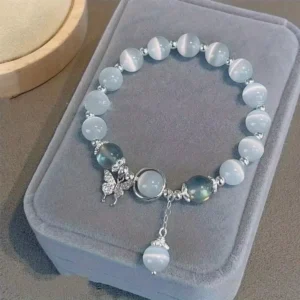 Sea Blue Grey Moonlight Bracelet