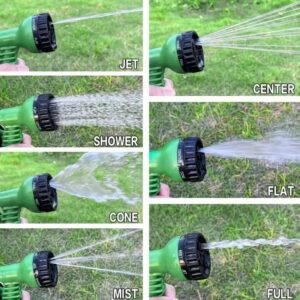 1pc, Multipurpose Hose, Garden Hose, Expandable Plastic Hoses, Flexible Water Hose, Car Wash Water Hose, Garden Sprayer, 25ft/50ft/100ft X 3/4", Watering Irrigation Tools, Cleaning Supplies, Cleaning Accessories, Apartment Essentials