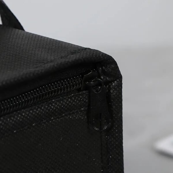 8-Can Capacity Insulated Lunch Bag, Non-Woven Material, Square Leakproof Cooler Tote for Outdoor Picnic And Travel, Thermal Preservation Cooler Bag with Hand Wash Care Non-Food Contact - Image 4