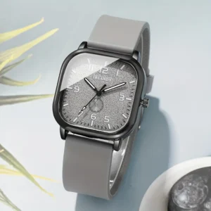 Chic Square Quartz Watch - Image 4