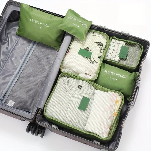 Travel Storage Set of 6 - Versatile Organizer for Cosmetics, Clothes, Toiletries & More - Image 10