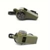 3-in-1 Survival Whistle with Compass and Thermometer - ABS Material, Multi-Functional Outdoor Gear for Camping and Hiking, Hiking Gear|Whistle Compass|Durable Construction, Whistle - Image 3