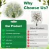 PE Material Fruit Tree Protective Net Bags with Zipper and Drawstring - Bird, Pest, and Deer Barrier Mesh Cover for Apple Trees and Blueberry Bushes - Insect and Cicada Protection Nets - Image 5