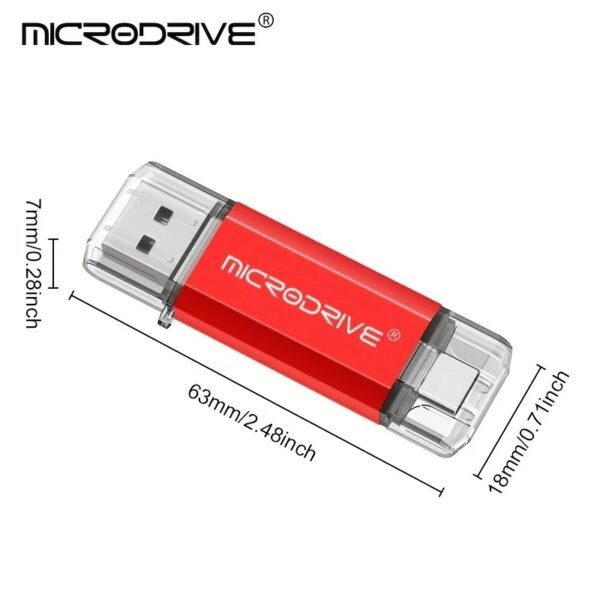 Microdrive 128GB 64GB 32GB USB Type C High Speed USB Flash Drive OTG Pen Drive 32GB 64GB 128GB Type-C OTG USB Flash Drive - Image 5