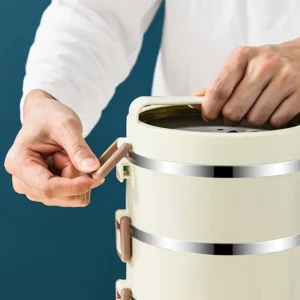 Large Capacity Stainless Steel Lunch Box with Lunch Bag