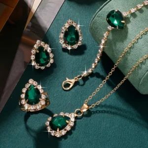 Elegant and Stylish Green Jewlery - Image 6