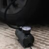 Compact 12V Electric Air Pump - Portable Tire Inflator for Cars, Bikes & Sports Balls | Auto Shut-Off, Slow Inflation for Durability & Emergency Repairs, Tire Pressure Gauge Included, Car Tire Inflation Tool|Vibrant Pump Design|Integrated Pump Bulb, Car Tire Repair Kit, Without Battery