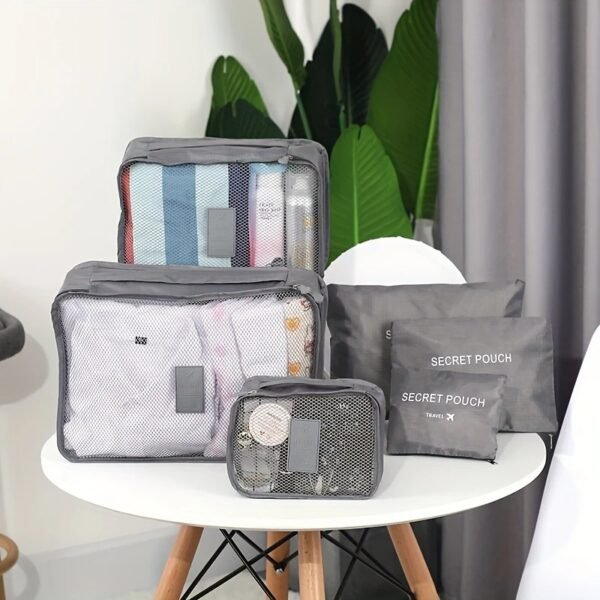 Travel Storage Set of 6 - Versatile Organizer for Cosmetics, Clothes, Toiletries & More - Image 2