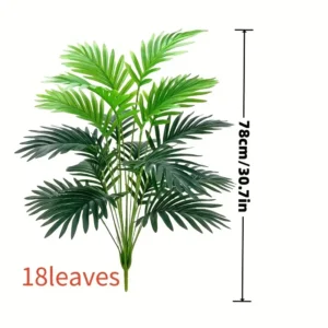 Artificial Tropical Rainforest Green Palm Tree
