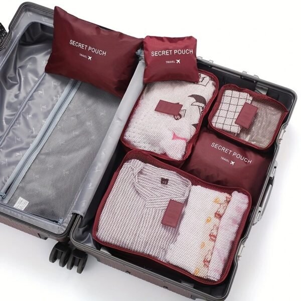 Travel Storage Set of 6 - Versatile Organizer for Cosmetics, Clothes, Toiletries & More - Image 11