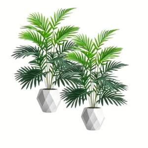 Artificial Tropical Rainforest Green Palm Tree