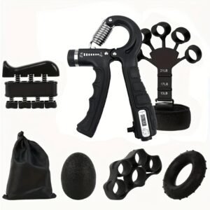 6pcs Silicone Grip Strengthener Set - Adjustable Hand Exerciser, Finger Stretcher, and Counting Grip Equipment for Muscle Training & Rehabilitation - Ideal Gift for Valentine's Day, Thanksgiving, Christmas, Father's Day, Workout Accessories