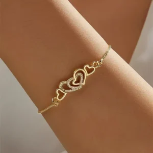 Women's Fashion Heart-Shaped Bracelet,