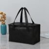 8-Can Capacity Insulated Lunch Bag, Non-Woven Material, Square Leakproof Cooler Tote for Outdoor Picnic And Travel, Thermal Preservation Cooler Bag with Hand Wash Care Non-Food Contact - Image 3