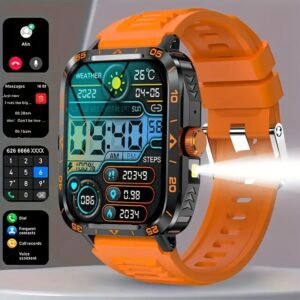 2024 New Smart Watch (Answer/Call) Outdoor Sports Watch LED Altimeter Barometer 100+Sports Mode 300mAh Battery Multimedia Information Viewing Weather Pedometer Fitness Tracker Compatible for Android iPhone Gift Valentine's Day - Image 9