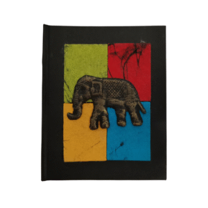 Sri Lanka Traditional Kandy Elephant Hand-crafted Diary - Free Shipping