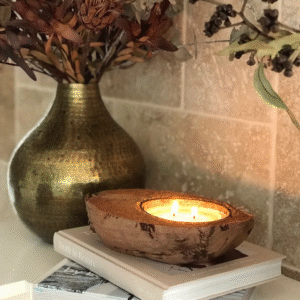 Coconut Husk Candle | Karandakuli USDH Project – Sri Lanka